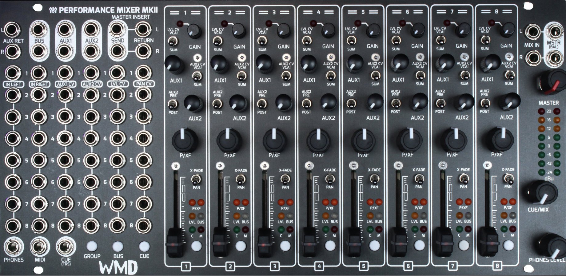 WMD Performance Mixer MKII - Eurorack Module on ModularGrid