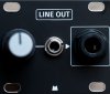 Line Out 1U - Black Panel