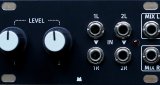 Stereo Mixer 1U - Black Panel