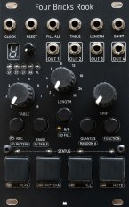 Four Bricks Rook - Shakmat - Black Panel