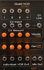 Quad VCA / Stereo Panning Mixer