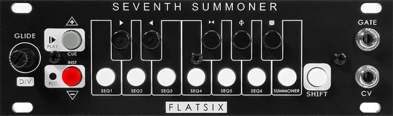 Eurorack Module Seventh Summoner (Black) from FlatSix Modular