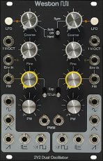 2V2 Dual Analog Oscillator (2025 Panel)