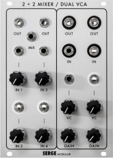 Serge 2+2 Mixer / Dual VCA