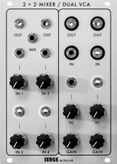 Serge 2+2 Mixer / Dual VCA