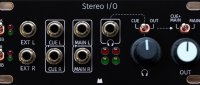 Stereo I/O 1U - Black Panel