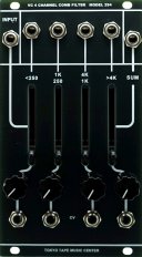 Eurorack Module Voltage Controlled 4 Channel Comb Filter MODEL 294 from Tokyo Tape Music Center