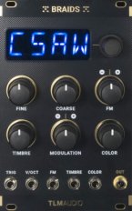 Eurorack Module TLM Braids (Mutable Instruments Clone) from TLM Audio