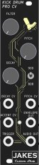 Eurorack Module JCS Kick Drum Pro CV from Jake's Custom Shop