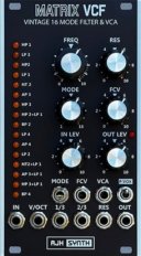 Eurorack Module Matrix VCF & VCA (Dark Edition) from AJH Synth