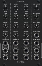 Eurorack Module TOMS909 (BLACK) from Tiptop Audio