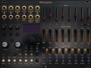 Metropolix - Black&Gold panel