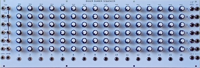 Eurorack Module Bigger Dumber Sequencer from Beers