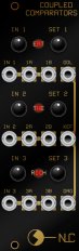 Eurorack Module Coupled Comparators (black panel) from Nonlinearcircuits