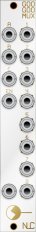 Eurorack Module GooGooMux white panel from Nonlinearcircuits