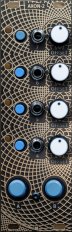 AXON-2 - Golden Lotus - black & gold panel