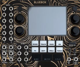 Bluebox - Folds - black & gold panel