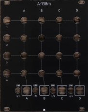 A-138m 4x4 Matrix Mixer