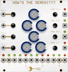 Eurorack Module Hows the Serenity from Nonlinearcircuits