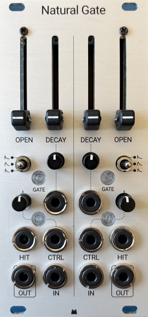 Mörk Modules - Natural Gate silver panel