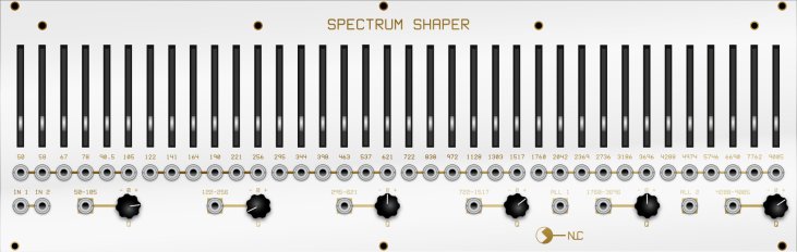 Eurorack Module Spectrum Shaper from Nonlinearcircuits