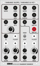Serge Module Serge VCFS + VCFQ from Random*Source