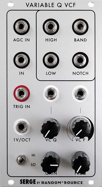 Random*Source Variable Q VCF Serge modular - Eurorack Module on 