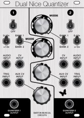 Eurorack Module BMC016 Dual Nice Quantizer (Clarke68 panel) from Barton Musical Circuits