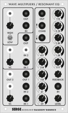 Serge Module Wave Multipliers + Resonant EQ from Random*Source
